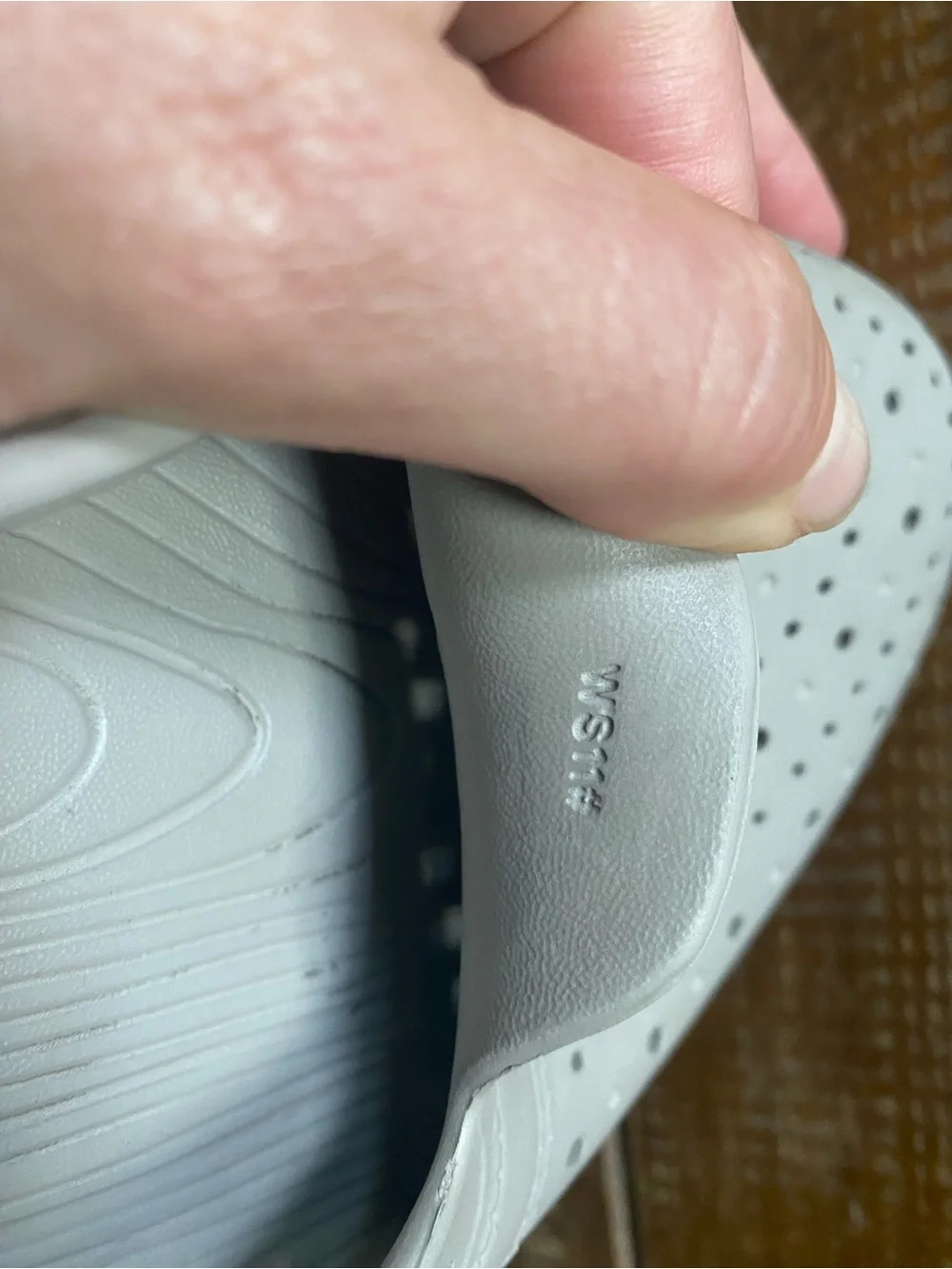 Skechers Men's Perforated Slip-On Loafers in Light Gray